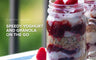 Speedy yoghurt and granola on the go